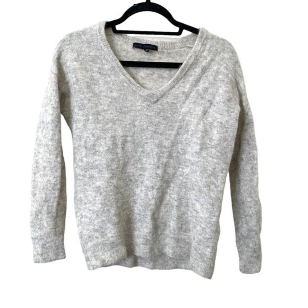 KAREN BY SIMONSEN Alpaca Blend V-Neck Sweater Sz Sm‎